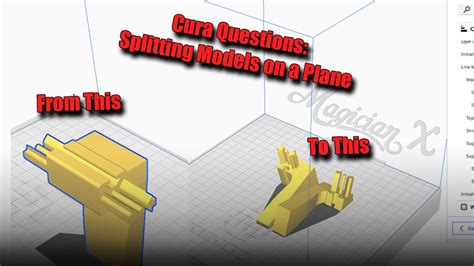 cura split models|Cura Questions .